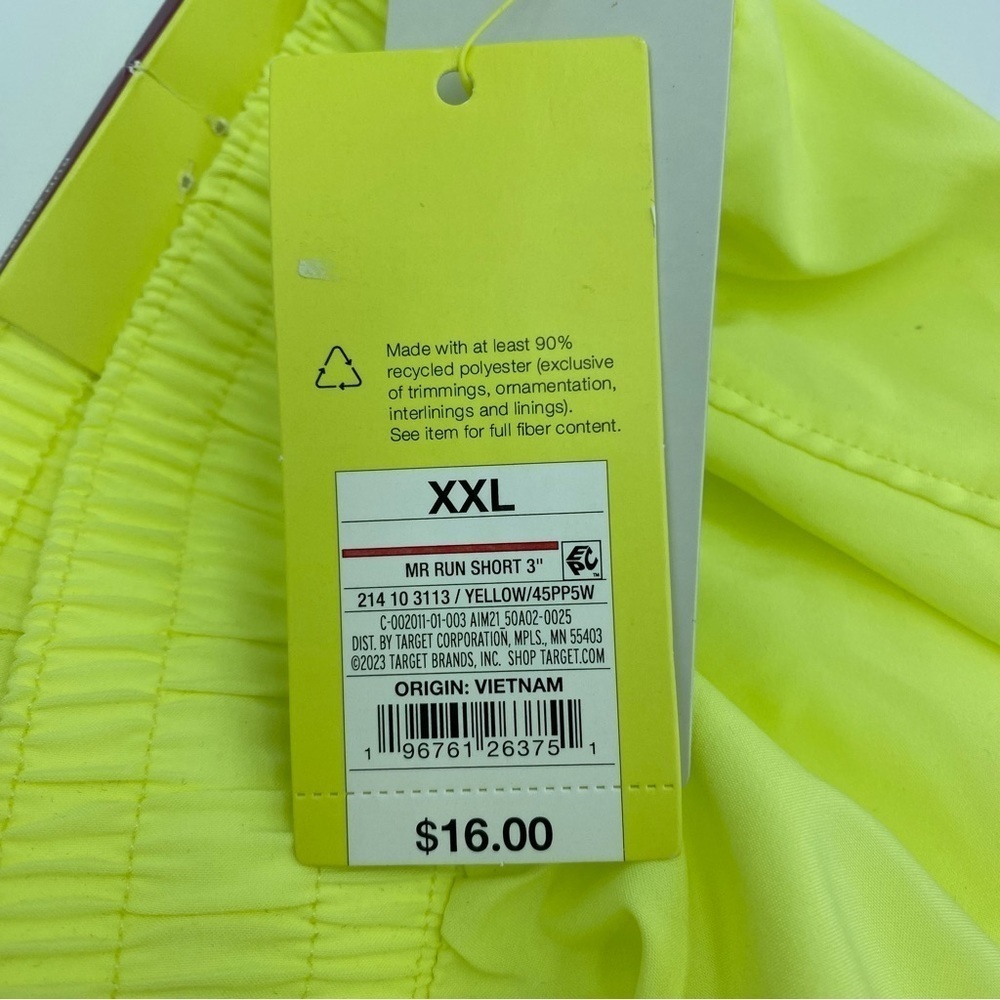 Women's Mid-Rise Run
Shorts 3" - All In Motion™ Yellow 1X & XL - Picture 13 of 14